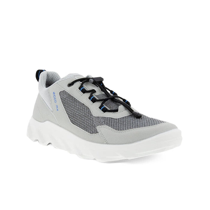 Men's ECCO MX sneakers, light grey/white mesh upper, lace-up, thick sole