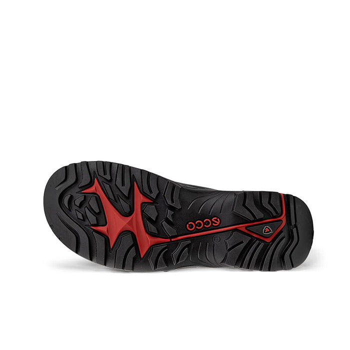 Men's black sneaker outsole with deep tread pattern
