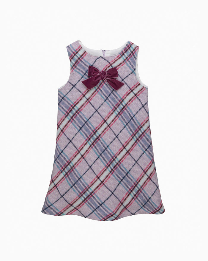 Confiture Dress Eleanor Check Pinafore
