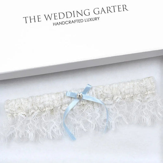 chantilly lace wedding garter