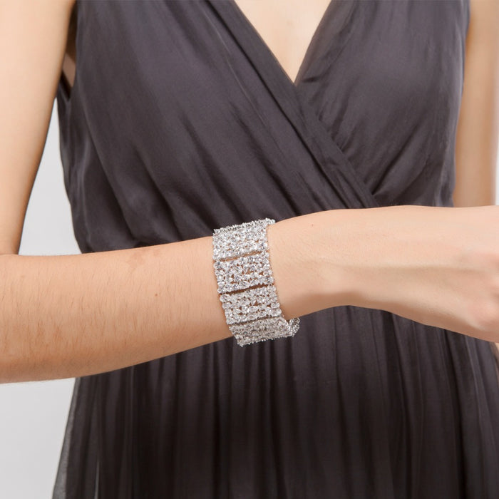 Exclusive Designer CZ Diamond Encrusted Bracelet - The Wedding Garter