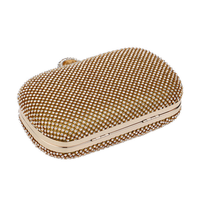 Exclusive Gold Rhinestone Bridal Clutch Handbag - The Wedding Garter