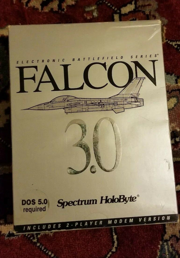 Falcon 3.0 Electronic Battlefield Series Spectrum HoloByte PC Game IBM 3.5” - Diamonds Sapphires Rubies Emeralds