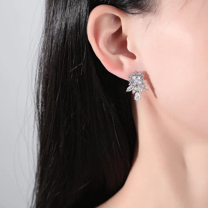 vintage stud wedding earrings
