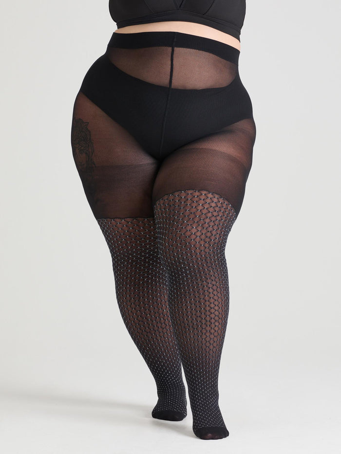 Faux Thigh High Tights - Bob
