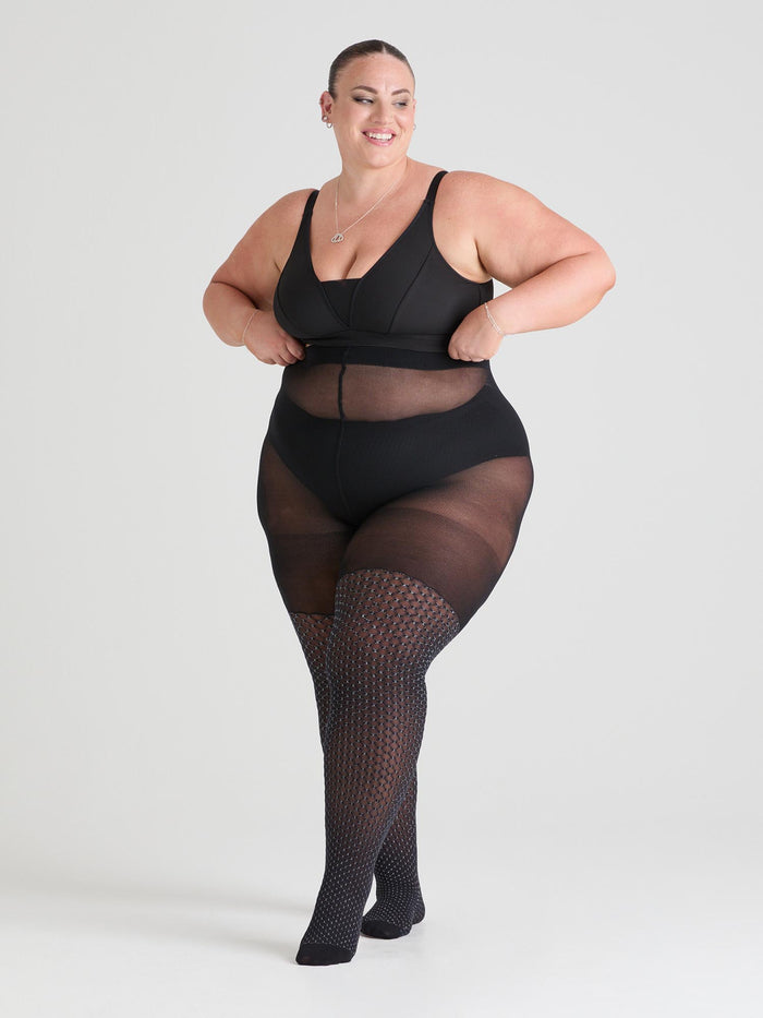 Faux Thigh High Tights - Bob