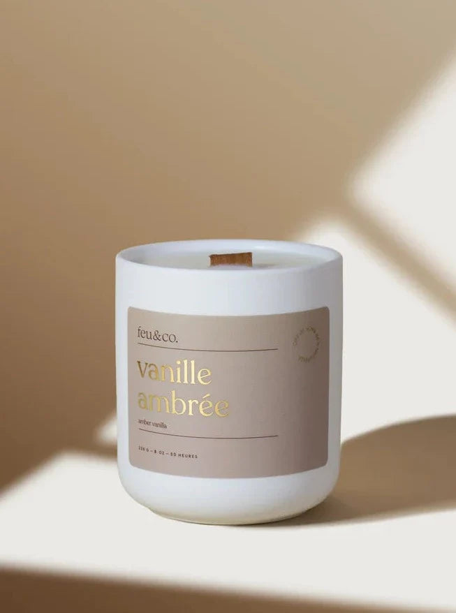 FEU & CO Bougie Vanille Ambrée