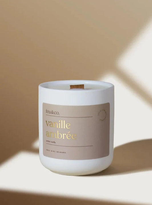 FEU & CO Bougie Vanille Ambrée