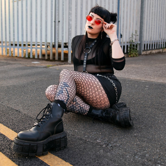 Fishnets - Gilded Glamour - Black
