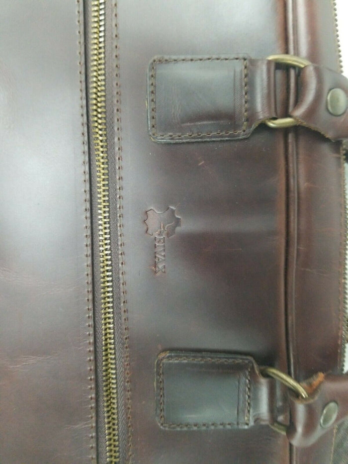Fivax Leather Laptop Bag with Extremely Fine, Smooth, Leather, leather aroma - Diamonds Sapphires Rubies Emeralds