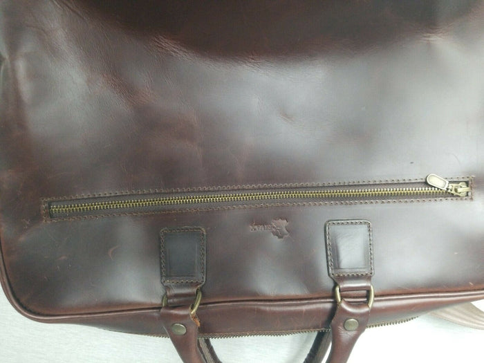 Fivax Leather Laptop Bag with Extremely Fine, Smooth, Leather, leather aroma - Diamonds Sapphires Rubies Emeralds