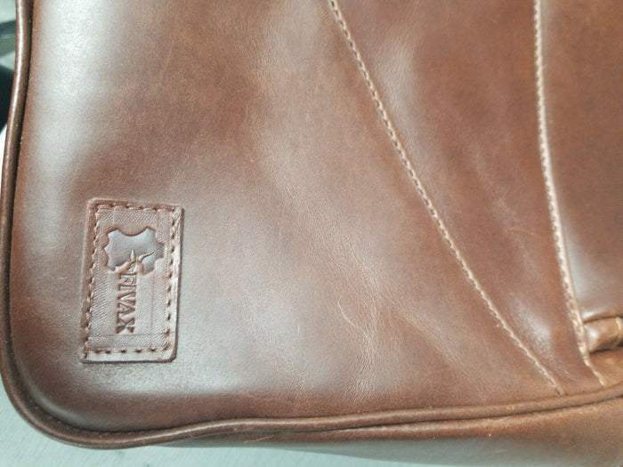 Fivax Leather Messenger Bag - Diamonds Sapphires Rubies Emeralds