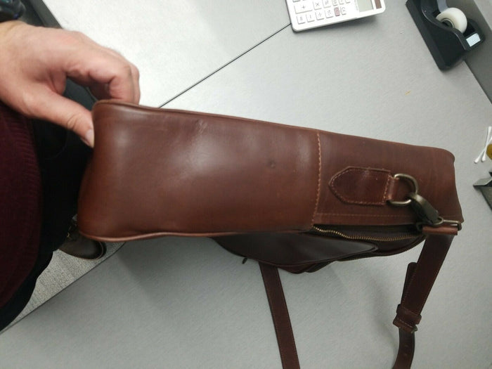Fivax Leather Messenger Bag - Diamonds Sapphires Rubies Emeralds