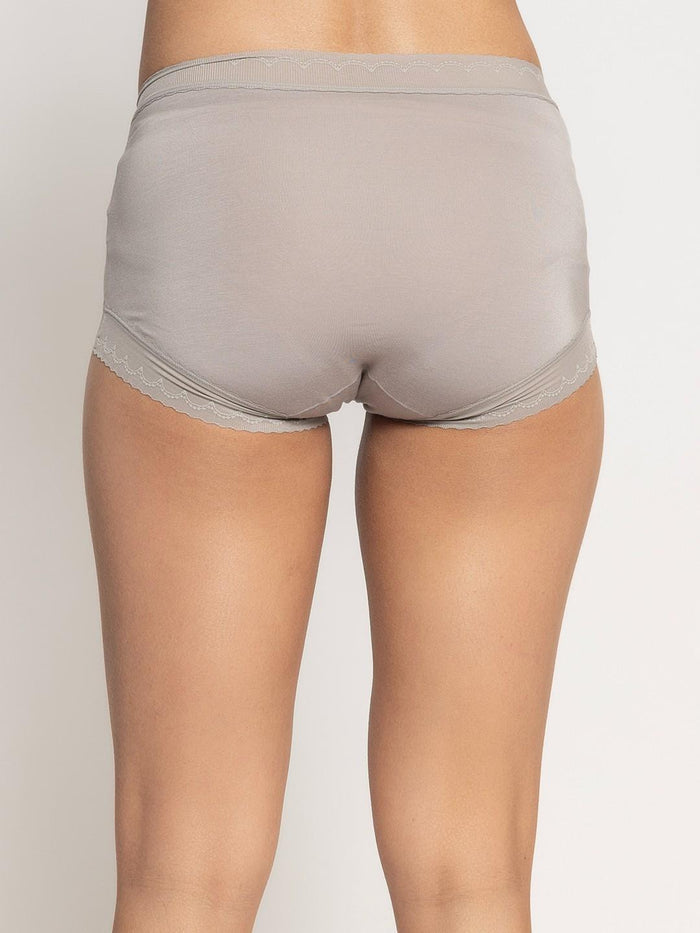 Floral Lace Front Mid-Rise Hipster Panty- Pack of 3