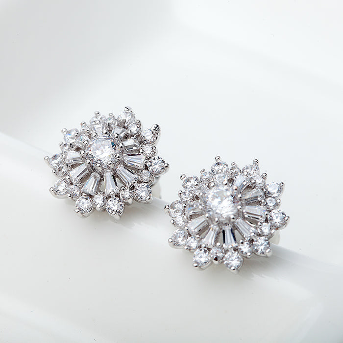 Floral Tiffany Style Bridal Jewellery Set - The Wedding Garter