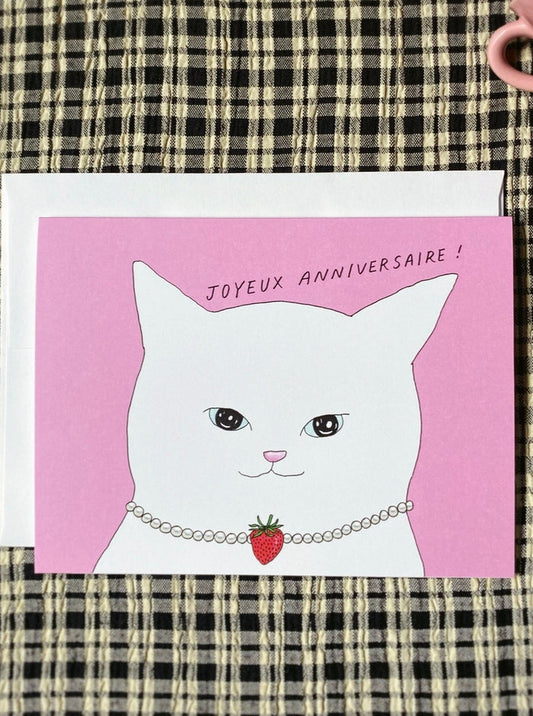 FOONIE Carte Fancy Cat