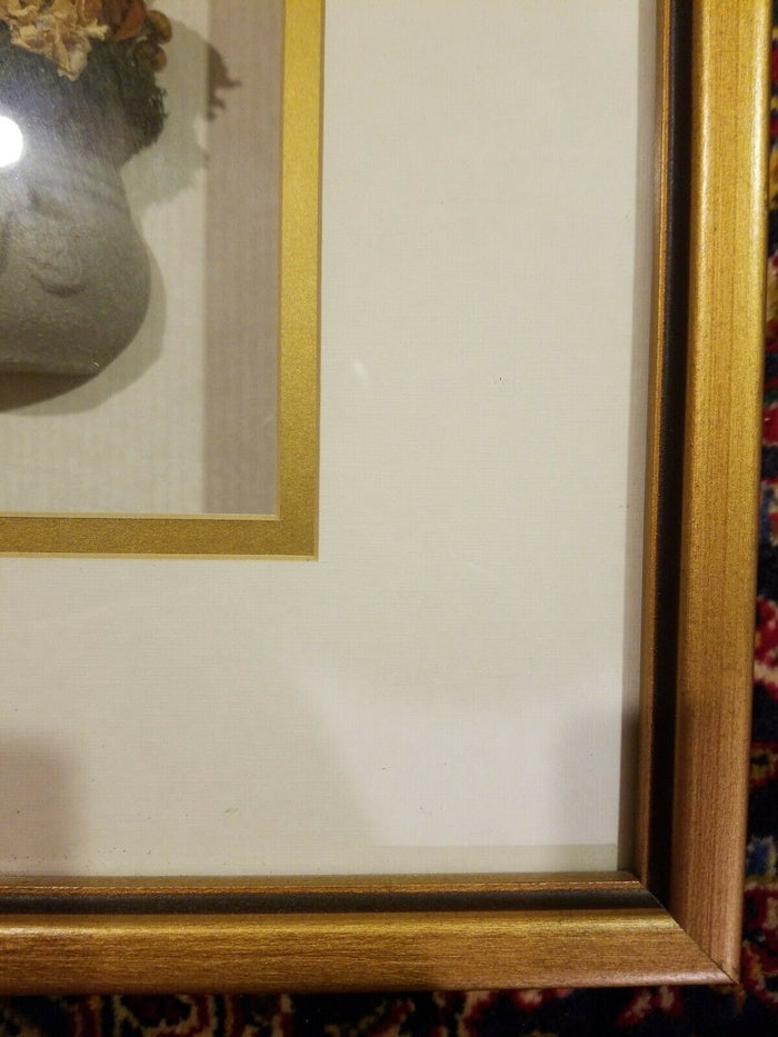 Framed dried flowers "Gardino" by La Collection Valenciaga Made in Canada 960350