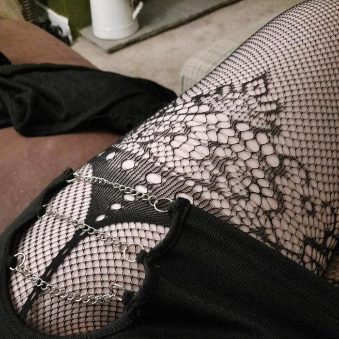 Frank Fishnets - Black