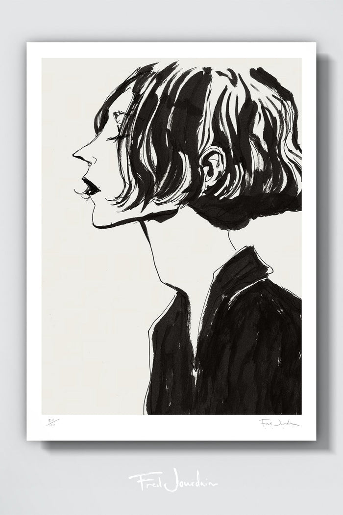 FRED JOURDAIN Affiche Mod Girl