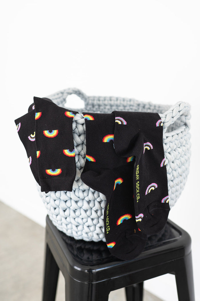 FRIDAY SOCKS CO. Chaussettes - Arc-en-Ciel Inclusif
