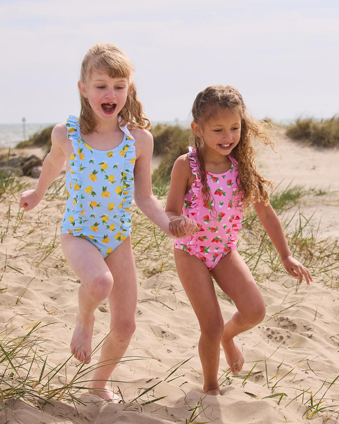 Hampton Swim Swimsuit Frill Swimsuit in Strawberry