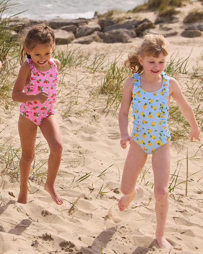 Hampton Swim Swimsuit Frill Swimsuit in Strawberry