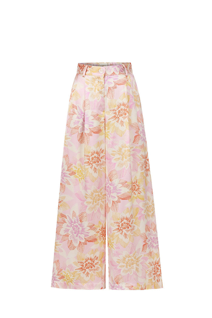 FRNCH PARIS Pantalon Philo - Fleurs