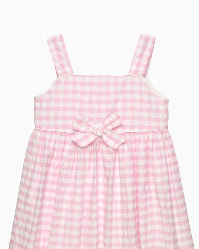 Confiture Dress Gingham Bow Sundress