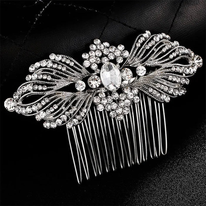 Glamorous Delicate Vintage Style Bridal Headpiece - The Wedding Garter