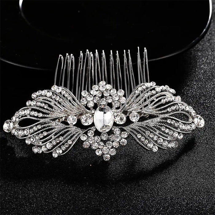 Glamorous Delicate Vintage Style Bridal Headpiece - The Wedding Garter