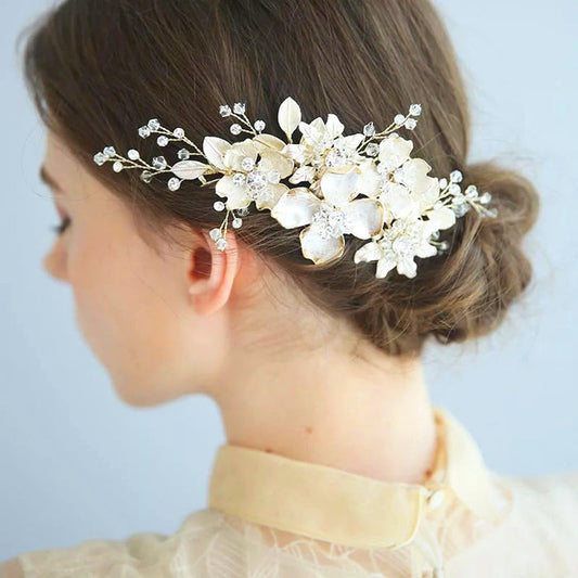 ivory bridal hair accessories