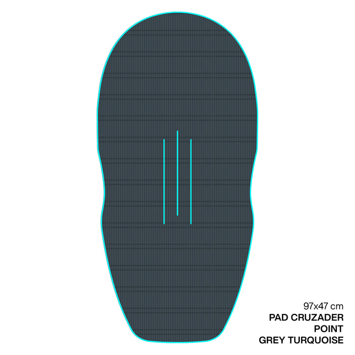 GONG | EVA Wingfoil Ridge Traction Pad Shape Cruzader Point