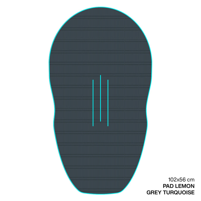 GONG | EVA Wingfoil Ridge Traction Pad Shape Lemon