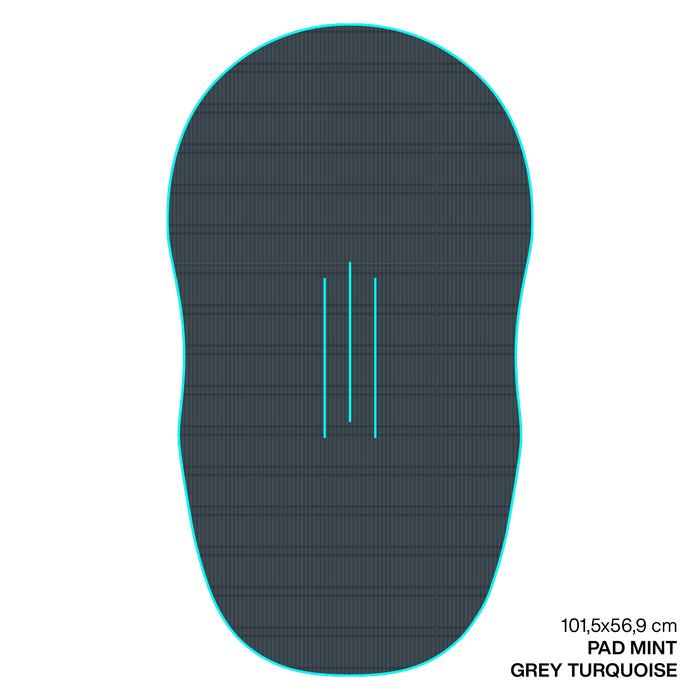 GONG | EVA Wingfoil Ridge Traction Pad Shape Mint