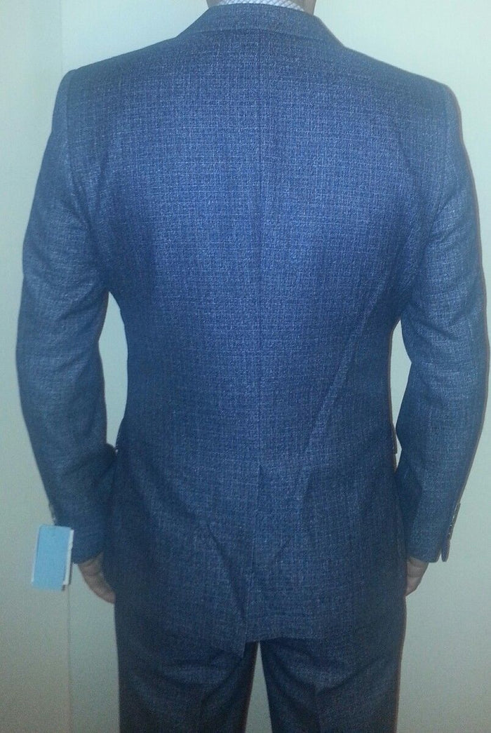 Harry Brown London Collection 3 Piece Suit Slim Fit Size 38R with 32R Pants - Diamonds Sapphires Rubies Emeralds