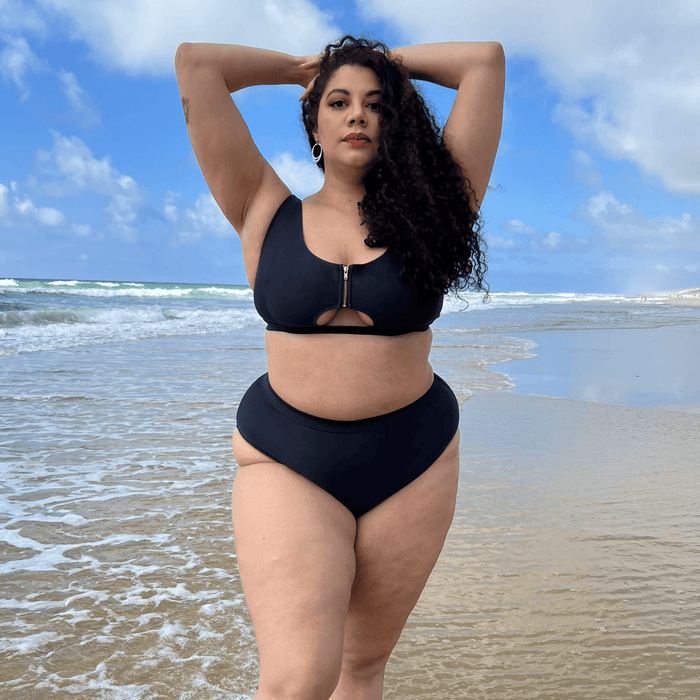 Hasta La Vista Bikini Top - Black - Snag