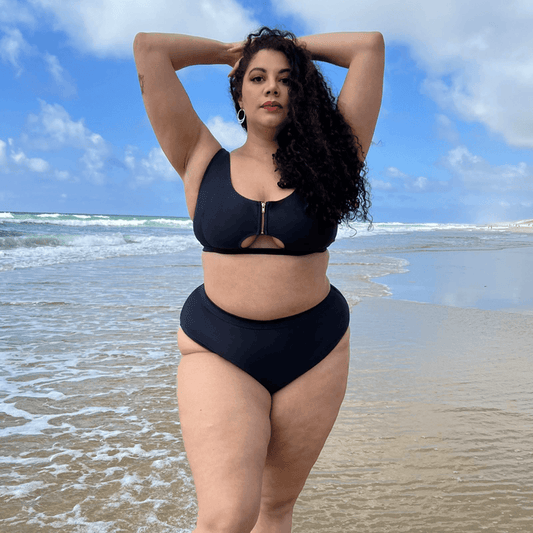 Hasta La Vista Bikini Top - Black - Snag