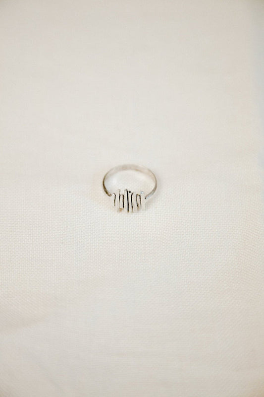 HAWKLY Bague Driftwood - Argent