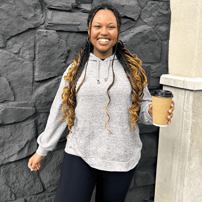 Hoodie - Grey Marl - Snag