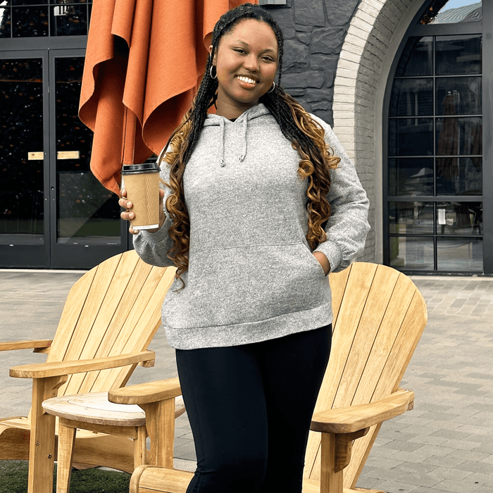 Hoodie - Grey Marl - Snag