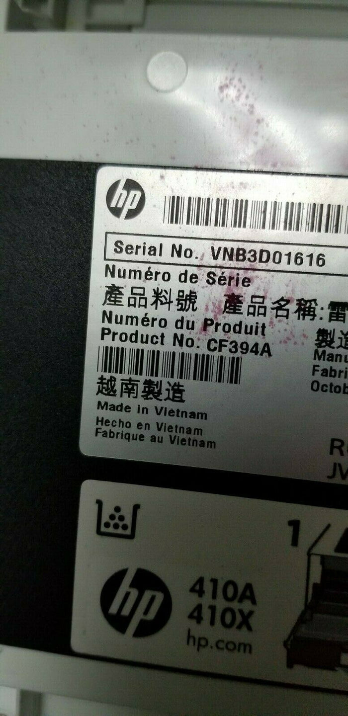 HP Color LaserJet Pro M452dw Laser Printer NOT WORKING!! KEEPS JAMMING!! 4 PARTS - Diamonds Sapphires Rubies Emeralds