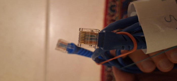 ICC 5'  Cat 5e Ethernet Patch Network Cable 350 MHZ High Performance Blue