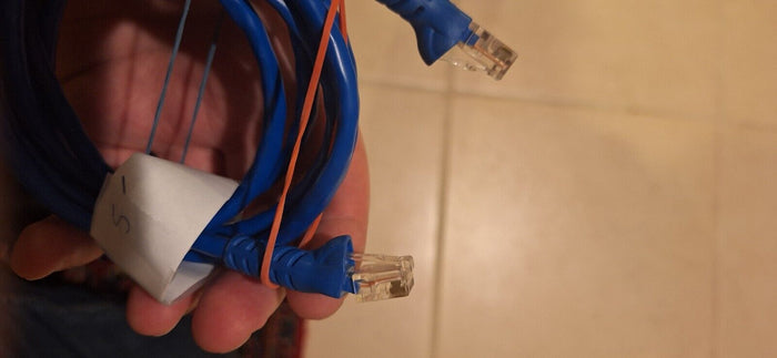 ICC 5'  Cat 5e Ethernet Patch Network Cable 350 MHZ High Performance Blue