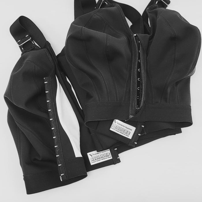 In Stock Wireless Full Cup Sports Bras Black