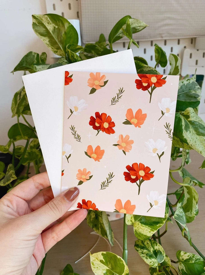 Carte de Souhait - Flower Power