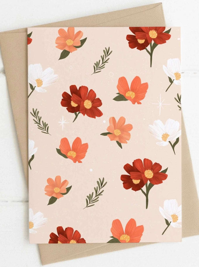 Carte de Souhait - Flower Power