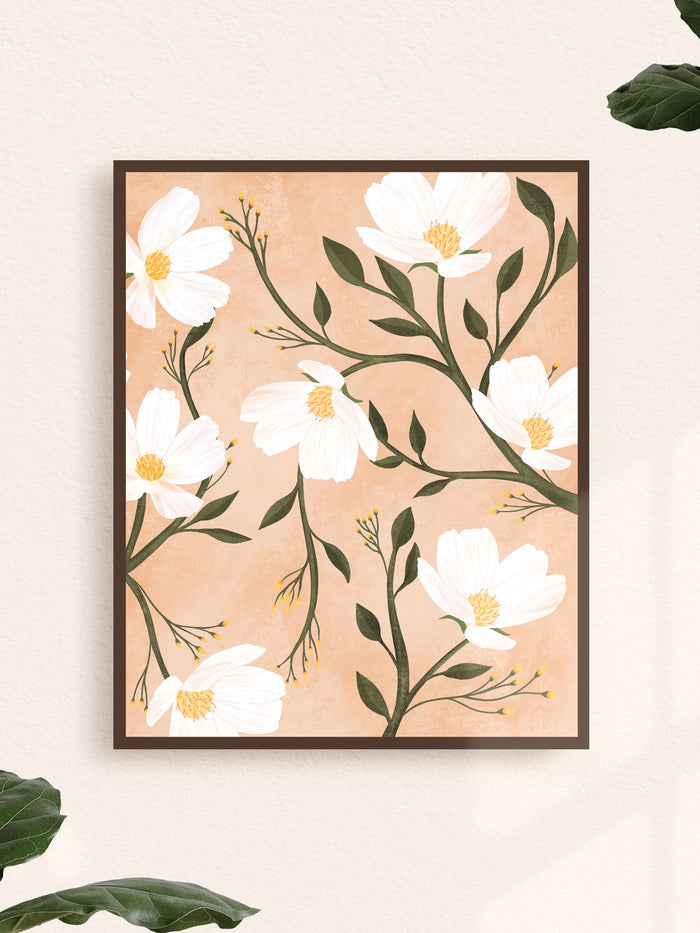 ITSFUNNYHOWWW Affiche - Flores