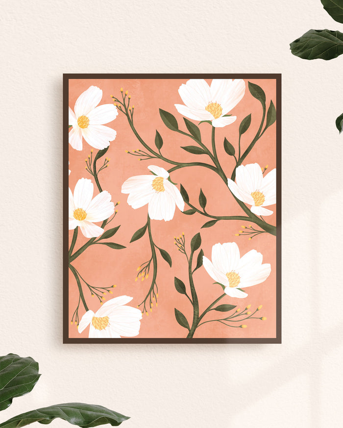 ITSFUNNYHOWWW Affiche - Flores