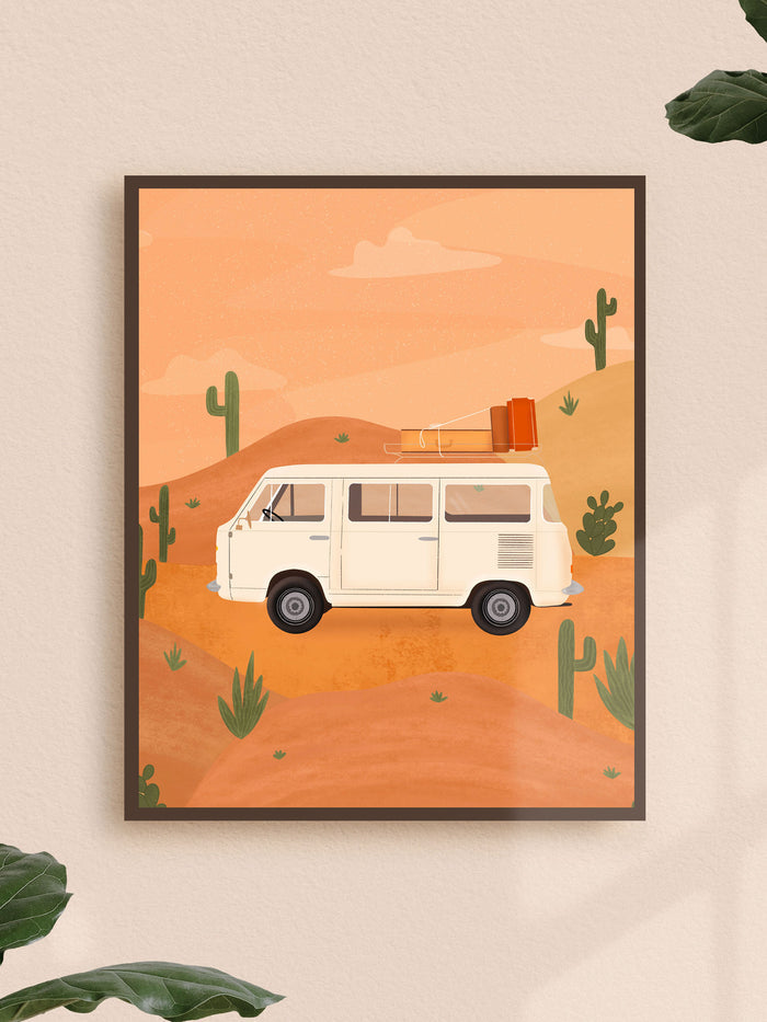 ITSFUNNYHOWWW Affiche - Van Life