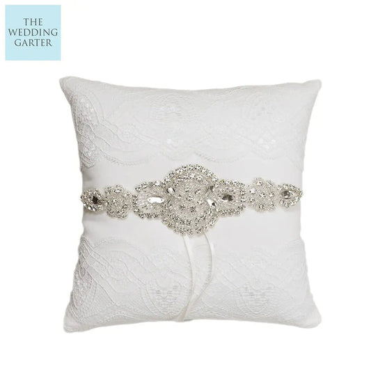 rhinestone wedding pillow